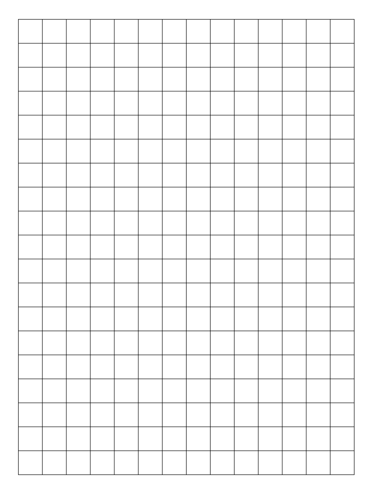 Free Graph Paper Chart Example - Digital Download