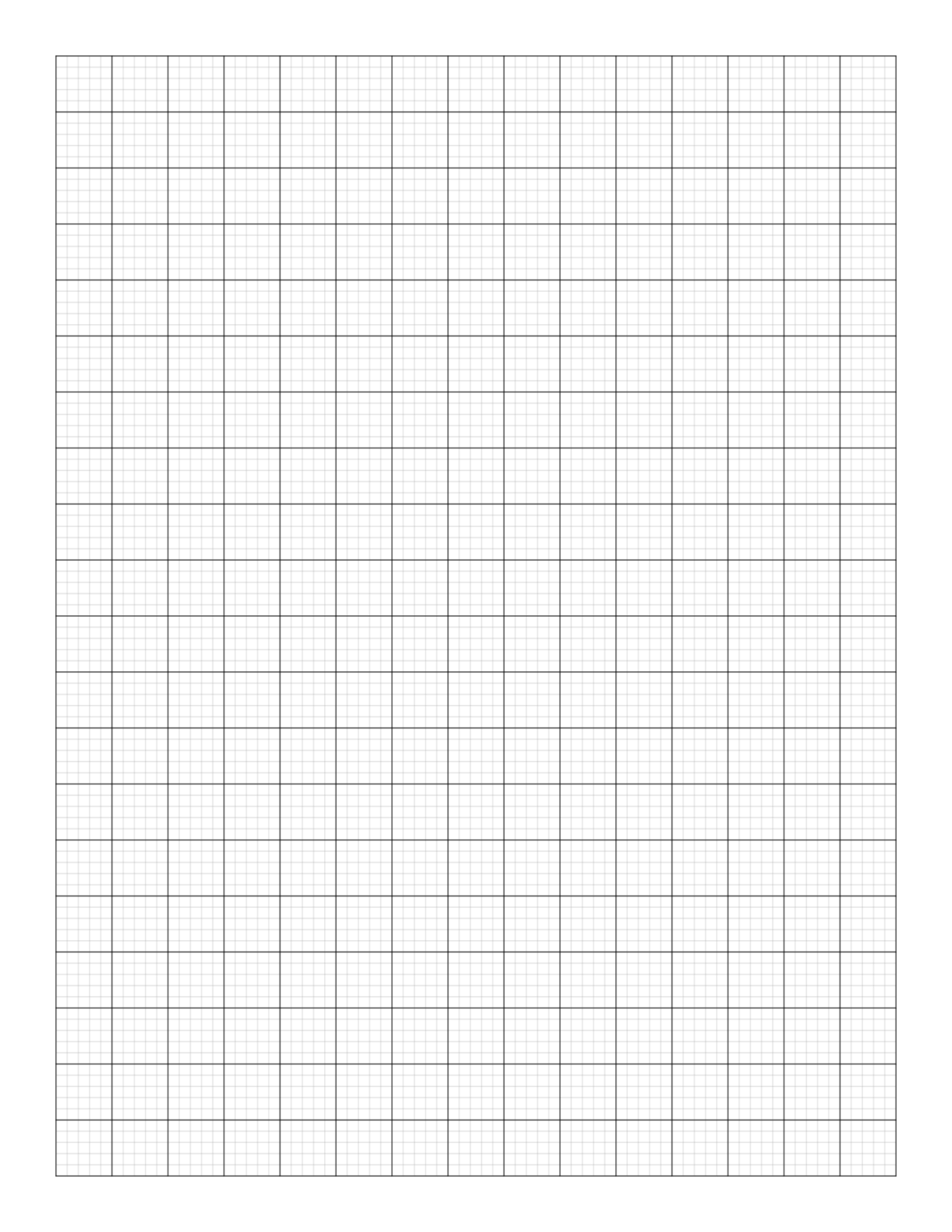 Free Graph Paper Chart Example - Digital Download