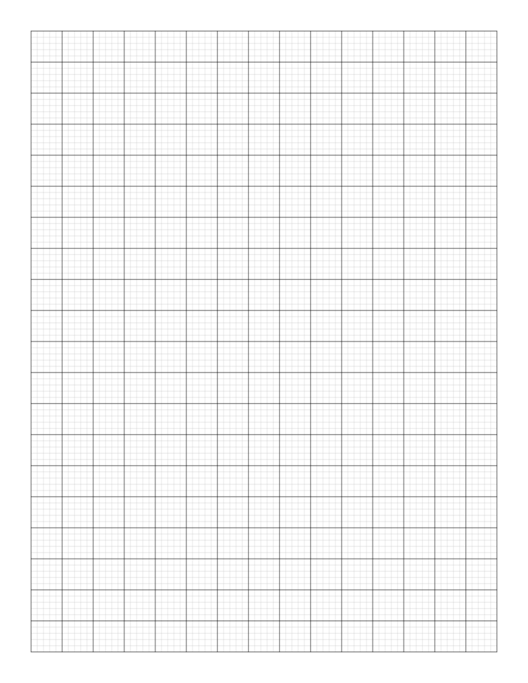 Free Graph Paper Chart Example - Digital Download