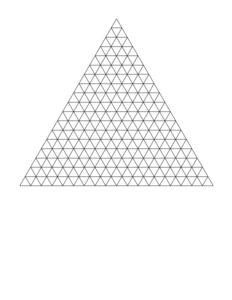 Triangle Graph Paper Printable Template PDF - Free Download