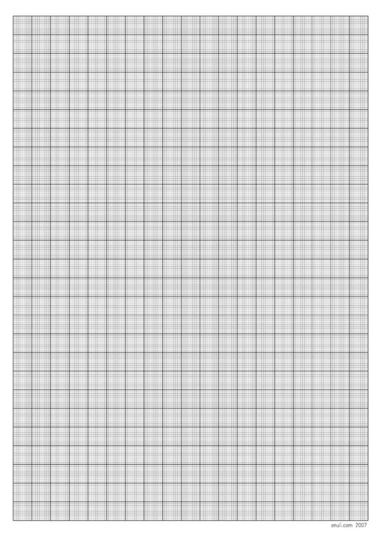 Graph Paper Printable Free Templates - Download Here