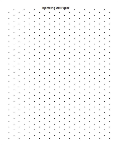 Isometric Dot Paper Sample