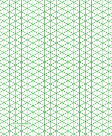Isometric Drawing Graph Paper