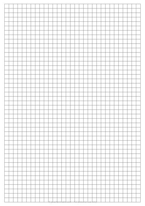 full page printable graph paper a4