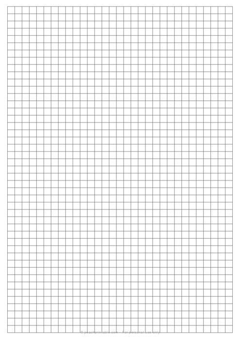 Graph Paper A4 Size Template Printable Pdf Word Excel 8937