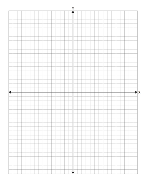 Numbered Grid Paper With X And Y-Axis