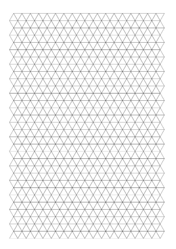 Triangle Graph Paper Template