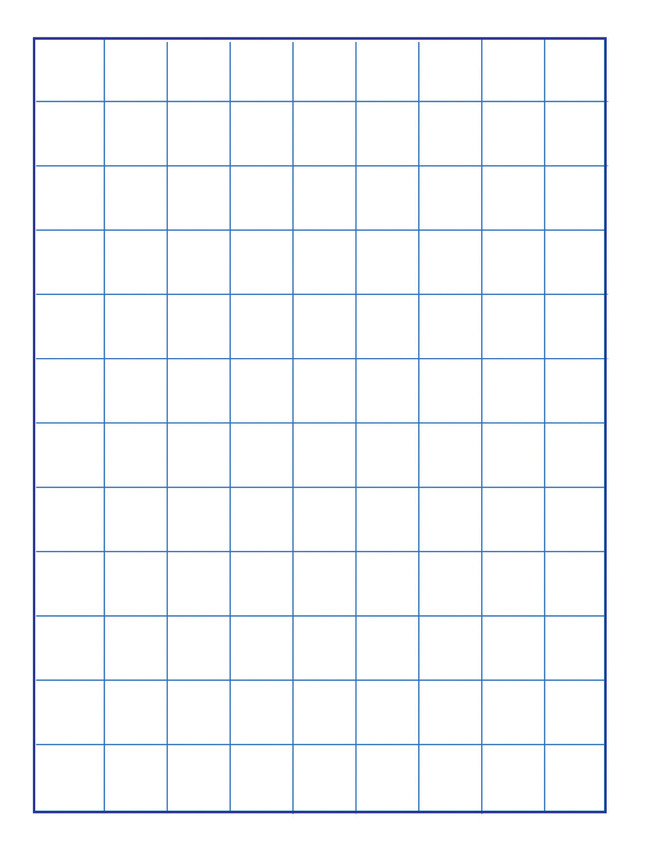 1-Inch Grid Paper PDF