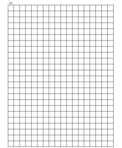 1 CM Graph Paper Printable | 1 Centimeter Graph Paper