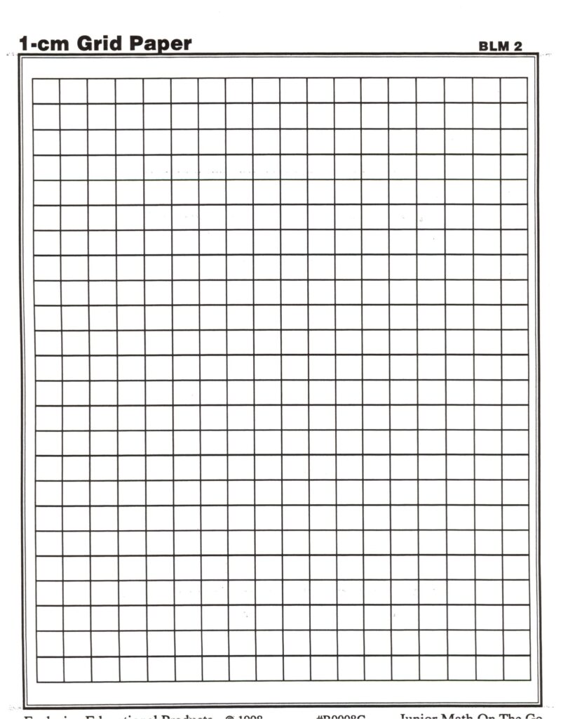 Graph Paper 1 CM A4 PDF