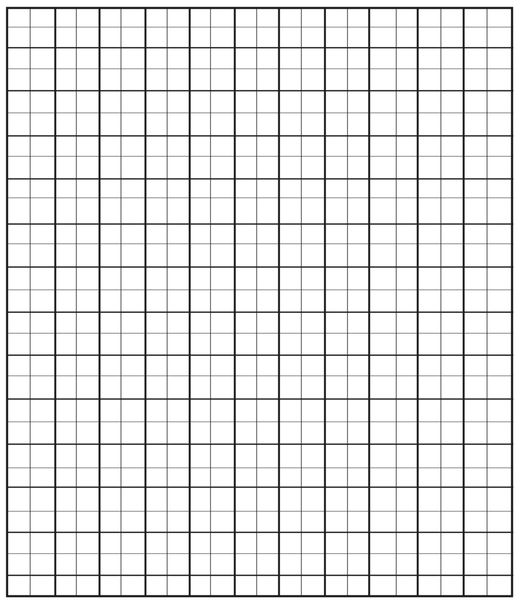 1 Inch Grid Paper Printable Free PDF