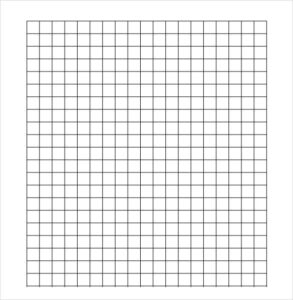 1/2 Inch Printable Graph Paper PDF Free Template