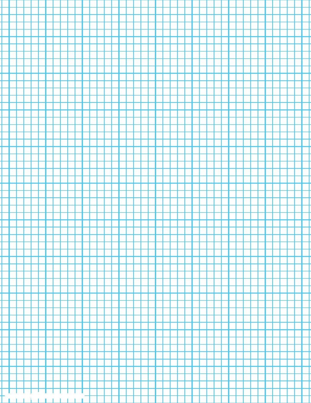 Graph Paper 5 Squares Per Inch - Printable Template