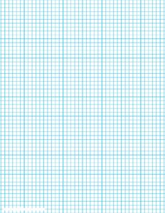 Graph Paper 5 Squares Per Inch - Printable Template