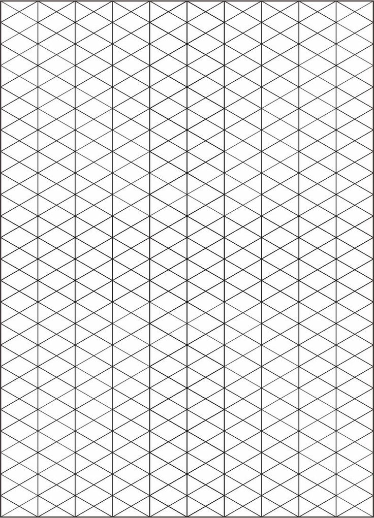 Printable Diamond Graph Paper